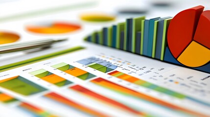 A small business meeting discussing tax strategies with charts and graphs on the table.
