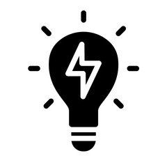 Light Bulb Solid Icon