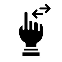 Move Left Right Solid Icon