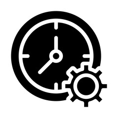 Time Management Solid Icon