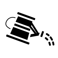 Watering Can Solid Icon