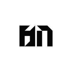 HN monogram logo design letter text name symbol monochrome logotype alphabet character simple logo