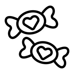 Obraz premium Candy Love icon
