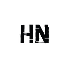 HN monogram logo design letter text name symbol monochrome logotype alphabet character simple logo