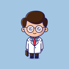 Simple clinical pharmacy doctor cartoon vector illustration Collection of paramedic concept icon isolated