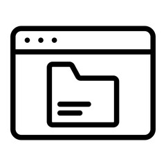 Folder Web icon