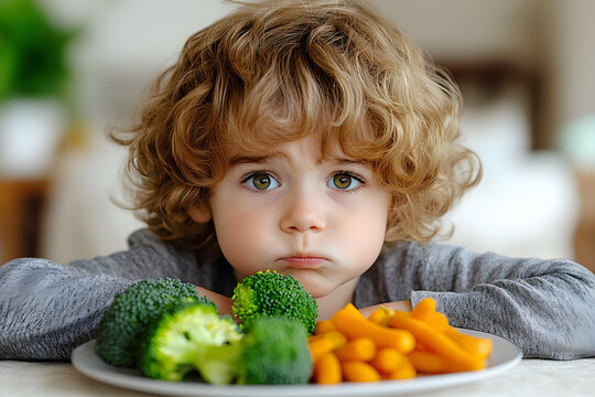 the child refuses to eat vegetables broccoli and carrots