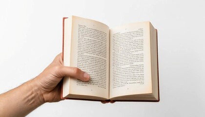 Obraz premium hand holding a book