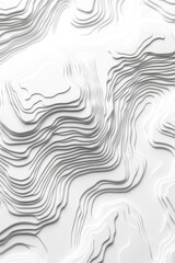 Wavy White Surface Close Up