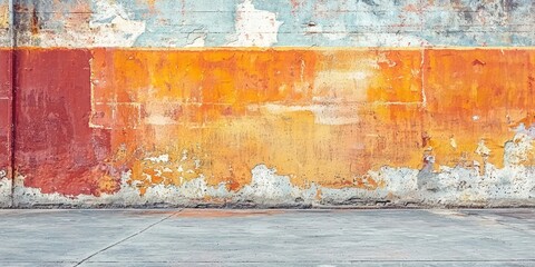 A graffiti-painted wall with vibrant colors and urban art, creating a trendy, street-style vibe.