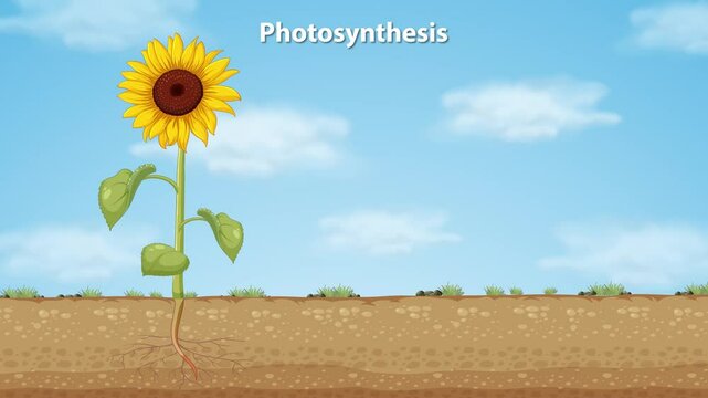 Photosynthesis Process in Plants Animation
