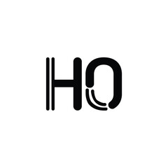 HO monogram logo design letter text name symbol monochrome logotype alphabet character simple logo