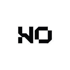 HO monogram logo design letter text name symbol monochrome logotype alphabet character simple logo