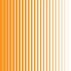 Obraz premium simple orange colour thik to thin vertical bland line pattern.