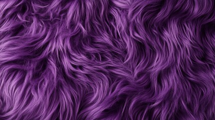Fototapeta premium Soft and fluffy purple fur with high-quality texture, luxurious macro details for cozy themes