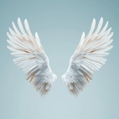 Fototapeta premium A pair of wings symbolizing freedom and hope.