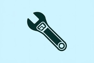 Obraz premium wrench illustration icon