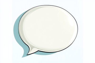 Speech Bubble Text Box 3D Illustration colourful background