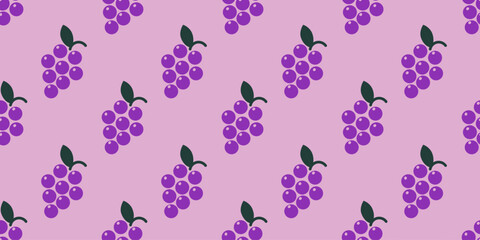 Kyoho Grape texture for pattern, vector art