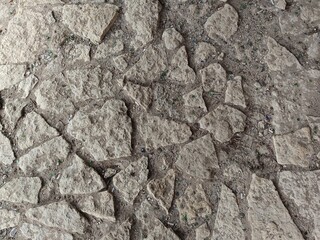Old Medieval Stone Fort Wall