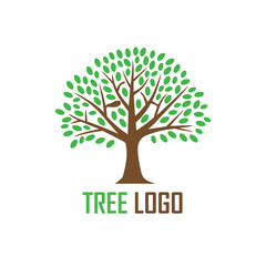 Obraz premium Creative and Elegant Abstract Minimalistic Tree Logo Design Vector for any Brand Company