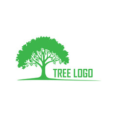 Obraz premium Creative and Elegant Abstract Minimalistic Tree Logo Design Vector for any Brand Company