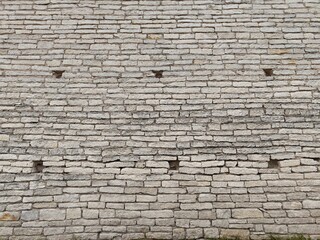 Obraz premium Old Medieval Stone Fort Wall