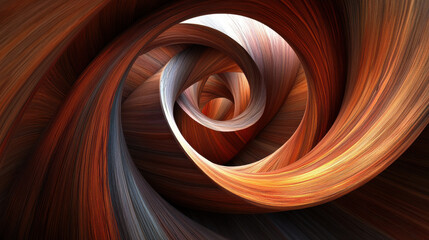 Abstract swirling colors in a dynamic flow creating depth and movement