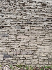 Old Medieval Stone Fort Wall