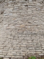 Old Medieval Stone Fort Wall