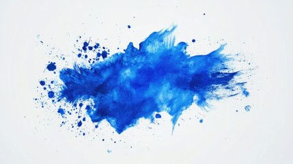 Fototapeta premium Blue Powder Cloud