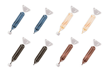 フレーバー豊富なチョコペン