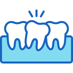 Crowded Teeth Icon