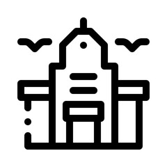 Office Building line icon