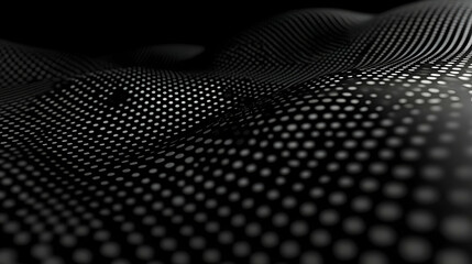 Abstract digital background of points and lines. Glowing grey plexus. Big data. Network or connection. Abstract technology science background