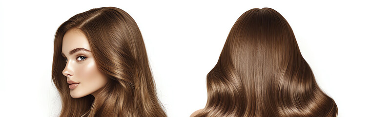 Naklejka premium long hair, AI generated