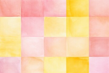 watercolor yellow and pink squares pattern wallpaper