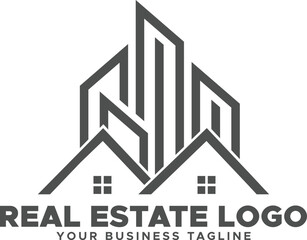 Real Estate Logo, real estate vector template, high quality real estate design