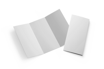 Marketing business trifold brochure mockup