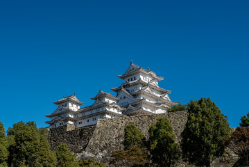 The famous Himeji Castle, the oldest white castle in Japan