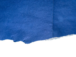 Dark blue torn paper background