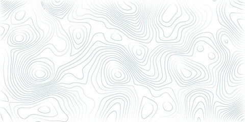 Abstract black and white and other colour topographic contours lines of mountains. Topography map art curve drawing. vector illustration.