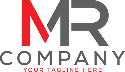   corporate logo, minimalist logo,MR logo design, MR letter logo template