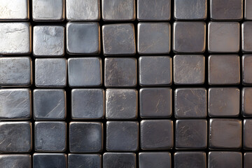 Naklejka premium Palladium bars or ingots are arranged on a reflective surface, showcasing the precious metal with a polished and shiny appearance, symbolising luxury, investment, and the precious metal industry.