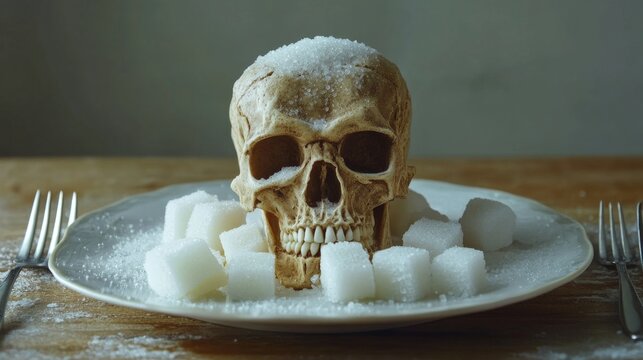 Sugar Skull: A Visual Representation of the Dangers of Sugar