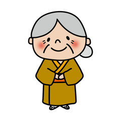 昔話に出てくる優しいおばあさん