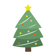 Christmas tree with decorations