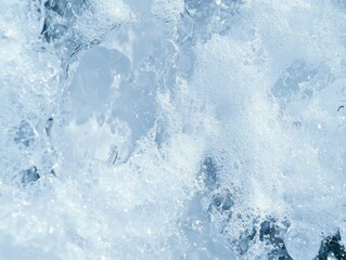 水中での泡立つ様子が美しい流れと波の動き