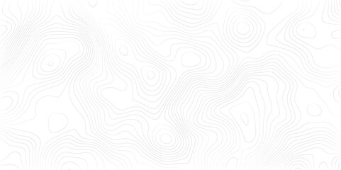 Abstract black and white topographic contours lines of mountains. Topography map art curve drawing. vector illustration.