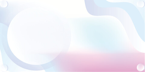 Vector abstract background. Round spots and balls on other colours background. Design template for banner, card, cover, poster.